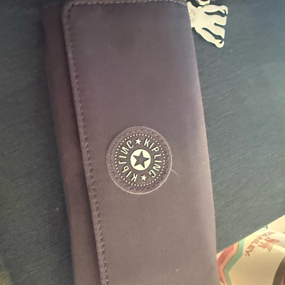Kipling Navy and Silver Wallet